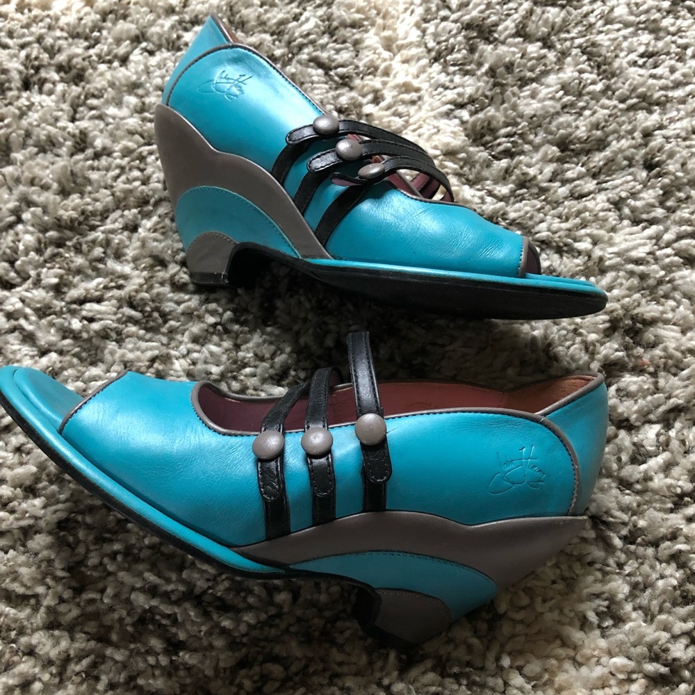 John Fluevog 40s style vintage wedges.